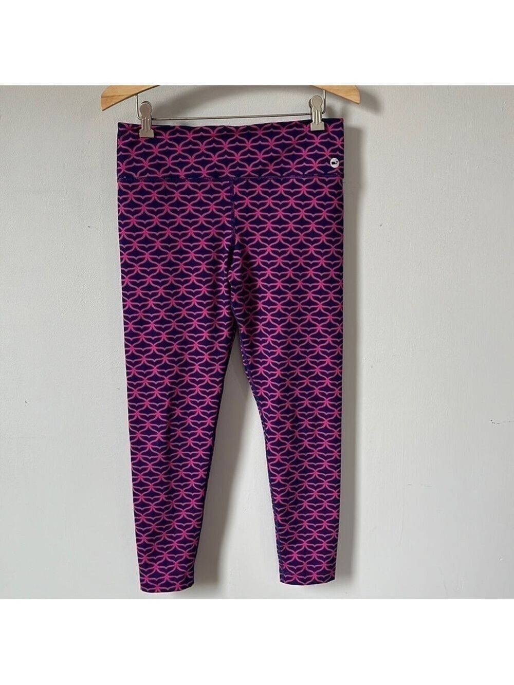 VINEYARD Vines Women’s Whale Tail Around Town Leggings Navy & Pink M